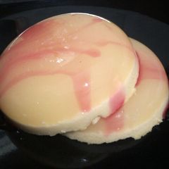 A picture of Lychee Juice Jelly Infused with Creamy Coconut Milk or Panna Cotta for kids party :).