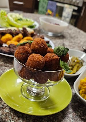 صورة لوصفة كرات البطاطا بالجبن