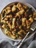 Gnocchi In A Beurre Noisette Sauce With Crispy Sage & Walnuts