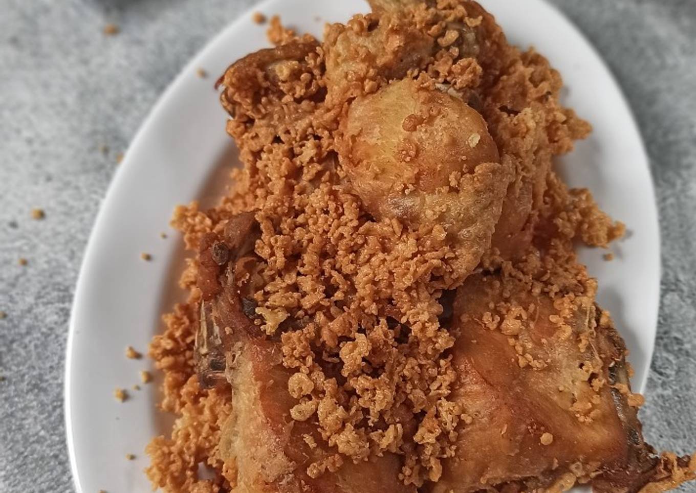 Ayam Kremesss bikin gemes