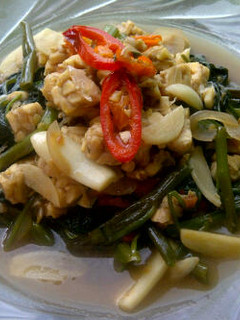 Foto resep Tumis kangkung tempe terasi
