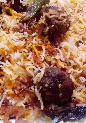 A picture of Kofta Biryani.