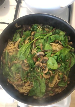 Gombás tészta recept fotója