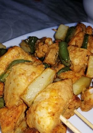 صورة لوصفة شيش طاووق بطريقتي