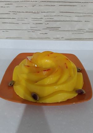 عکسی از دستور دسر زعفرانی