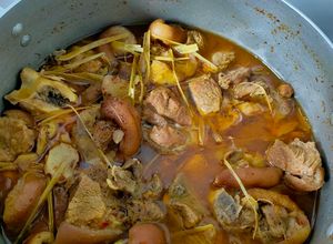 Hình của món Giò Heo giả cầy.