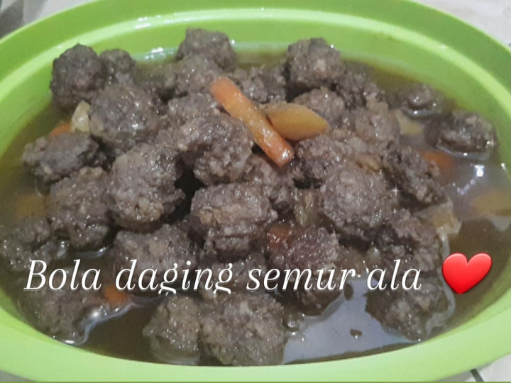  Bagaimana cara bikin Semur bola daging dijamin sedap