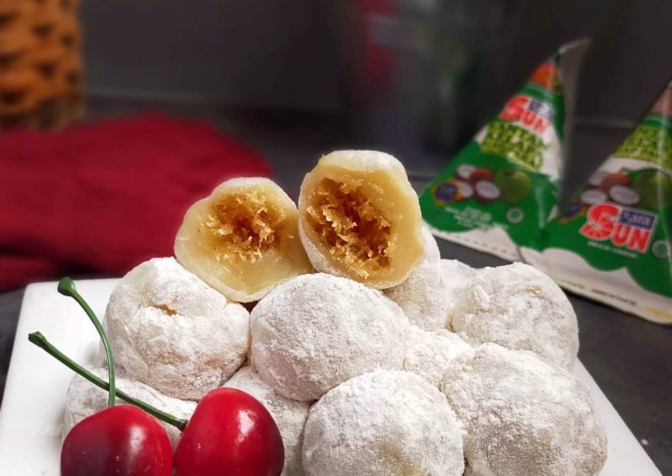 Resep Mochi Isi Unti Kelapa