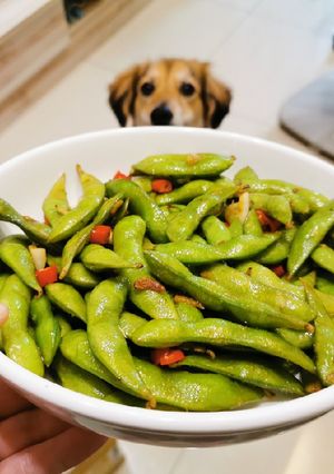 辣蝦炒檸檬毛豆（泰式口感超厲害 的食譜成品照片