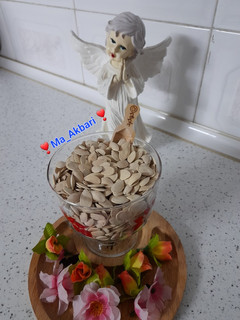عکسی از دستور 🥜بو دادن تخمه کدو