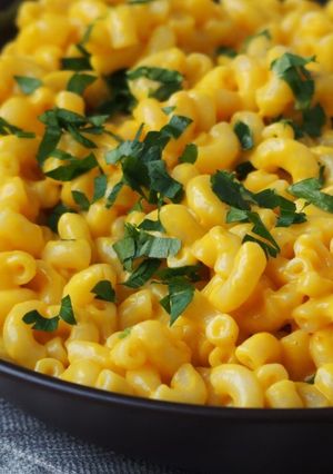 O poză a rețetei Fusilli cu dovleac și brânză (pentru copii).