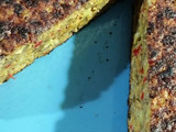 Tortilla de berenjena y arvejas