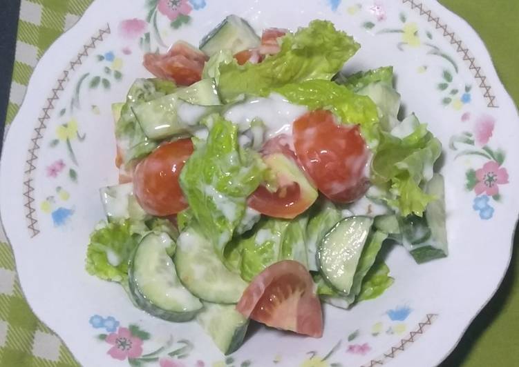 Resep Salad sayur segar Anti Gagal