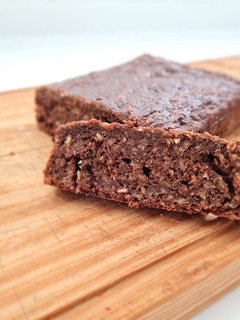 Una foto de Brownie fit de banana