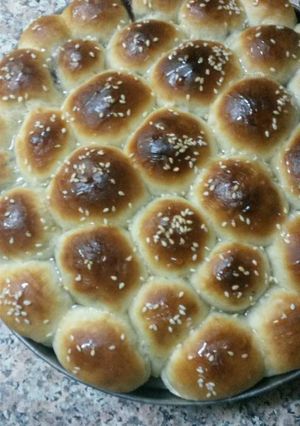 صورة لوصفة خلية نحل بحشوة الجوز والقرفة 🐝🐝🐝