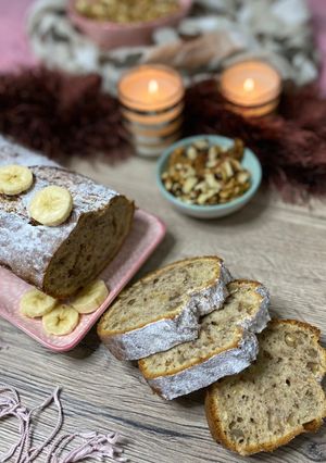 Banánkenyér recept fotója