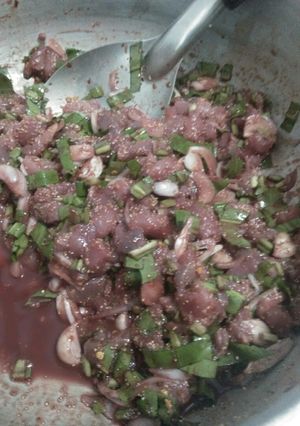 รูปของ ลาบเลือดหมูแซ่บ