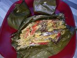 Pepes ikan peda asin