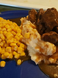 A picture of Venison Tips & Gravy.
