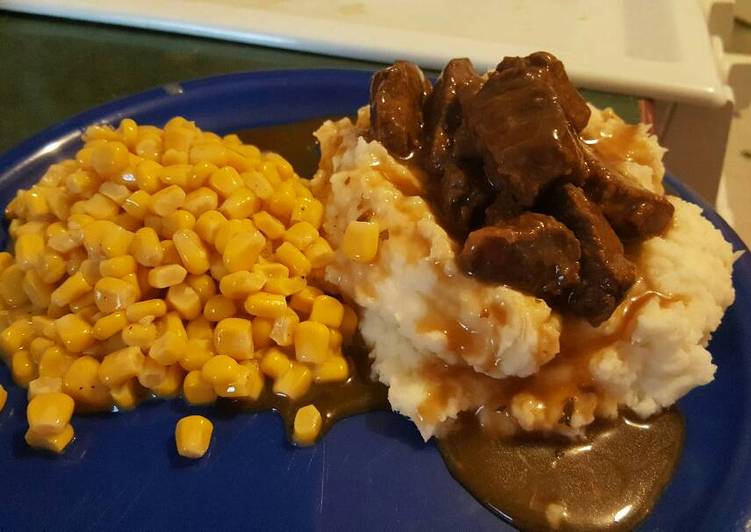 Recipe of Quick Venison Tips &amp; Gravy