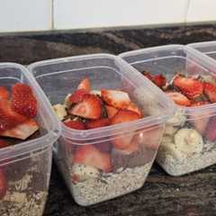 Una foto de Overnight oats (Avena trasnochada)
