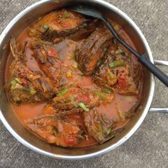Fish stew A picture of Fish stew.