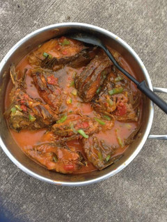 A picture of Fish stew.