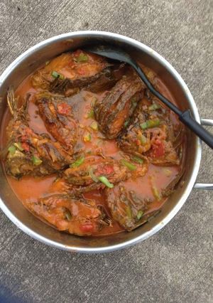A picture of Fish stew.
