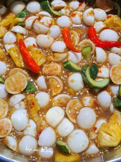 Hình của món Cà pháo mắm nêm.