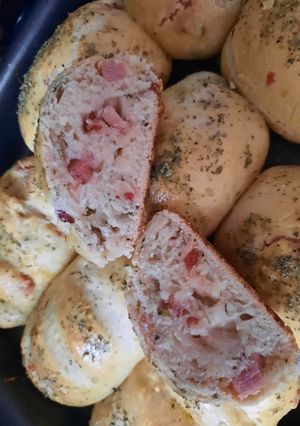 Una foto de Pancitos de panceta y orégano