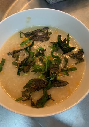 Hình của món Cháo tôm.