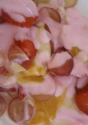 A picture of Mixed fruits salad.