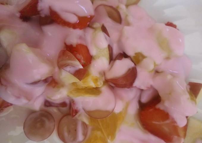 Recipe of Homemade Mixed fruits salad