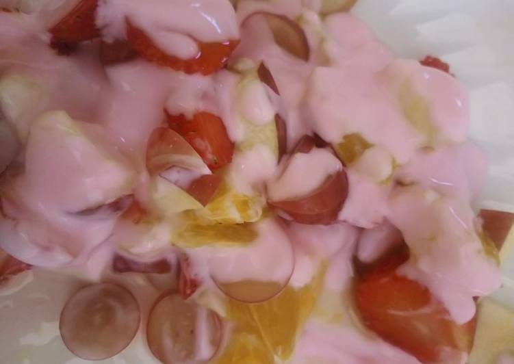 Recipe of Speedy Mixed fruits salad