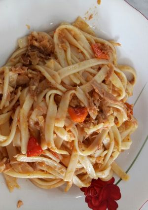Foto resep Fettucini tuna super HOT