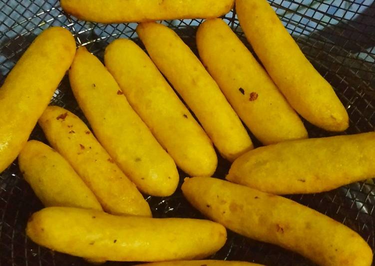 makanan Stik kentang oregano (bisa untuk stok Frozen Food) Anti Gagal