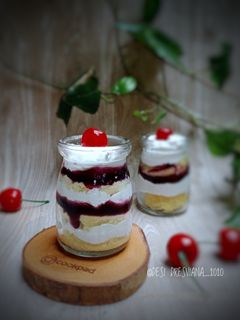 Foto resep Blueberry Cake In Jar