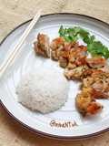 Cilantro Lime Chicken (Ayam Panggang Daun Ketumbar) pakai teflon