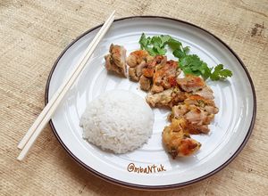 Foto resep Cilantro Lime Chicken (Ayam Panggang Daun Ketumbar) pakai teflon