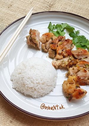 Foto resep Cilantro Lime Chicken (Ayam Panggang Daun Ketumbar) pakai teflon