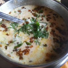 A picture of Tadka dahi.