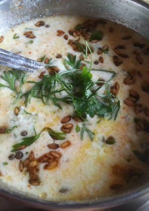 A picture of Tadka dahi.