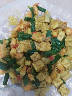 Foto resep Tumis Tempe, Udang, Kacang Panjang