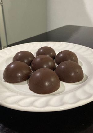 Una foto de Bombones de chocolate