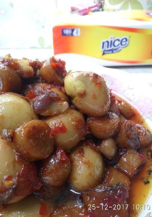 Foto resep Telur kerang sosis pedas manis
