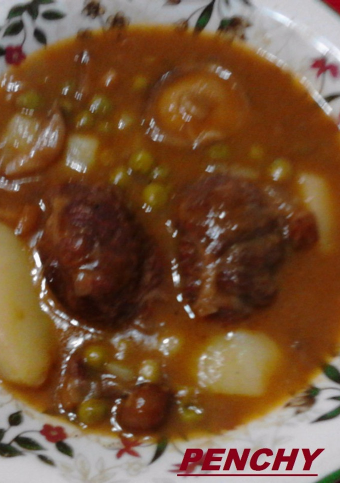 Una foto de Carrilleras con setas silvestres al brandy