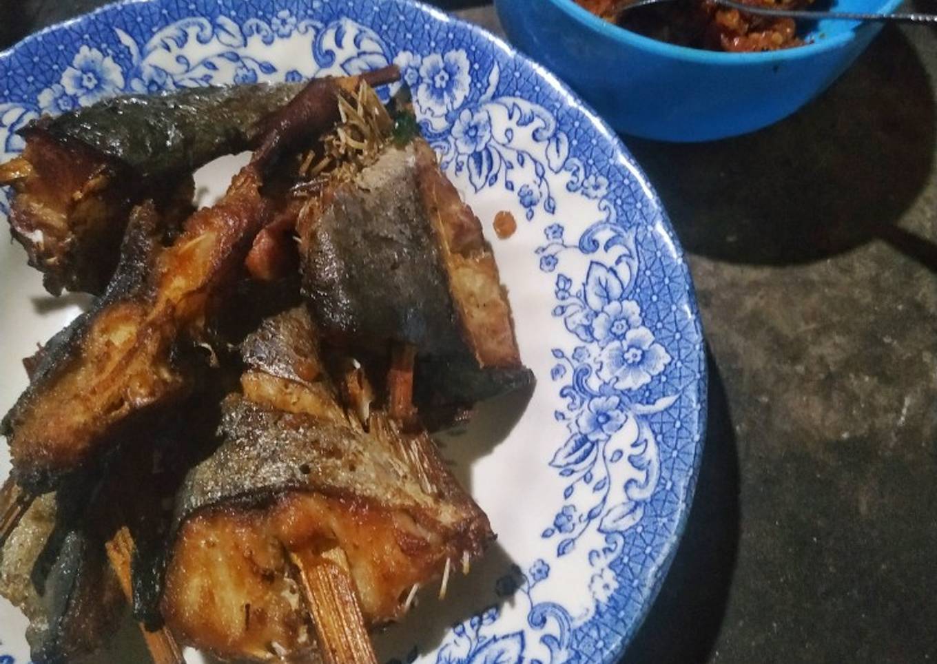 Sambal penyet mangut