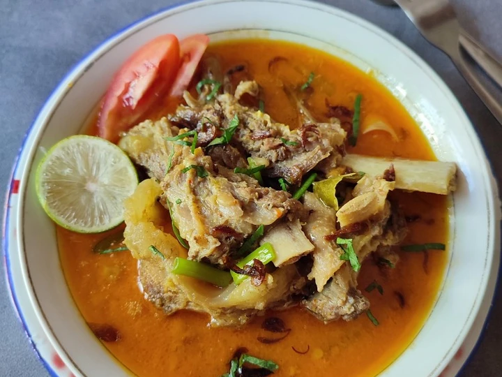 Cara Gampang Menyiapkan Resep Soto Tangkar iga sapi yang Menggugah Selera Anti Ribet, Lezat