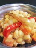 Guiso veagano de garbanzos con curry todo congelado