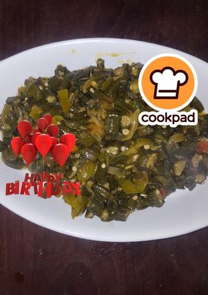 A picture of Fry bhindi.